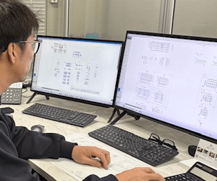 設計作業の様子